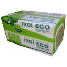 Минераловатная плита 140 110пл  (1000*600) 100мм  (1,2м2 2л)  0,12м3, IZOL ECO (Изол Эко)